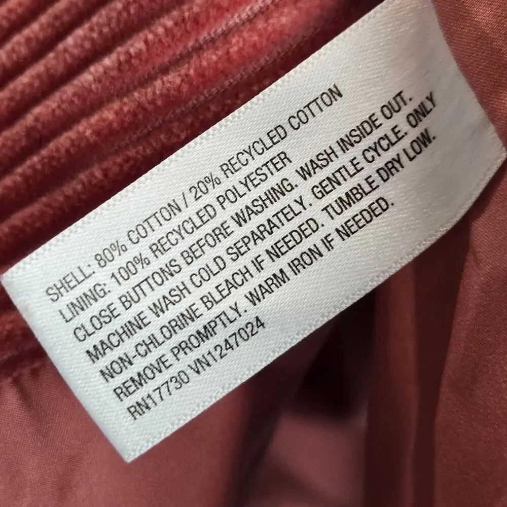 Rowing Blazers Target Pink Blazer Jacket Double Breasted Corduroy Academia Small - Picture 4 of 7